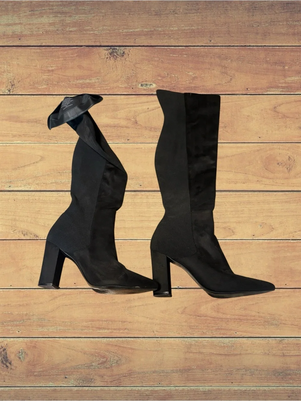 Forever 21 women’s over-the-knee stretch boots